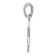 Rhodium Over 14k White Gold Textured Star Of David Pendant