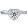 Lab-Created Moissanite Solitaire Ring In Sterling Silver 1.4ctw DEW