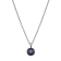 10-11mm Button Black Freshwater Pearl Solitaire Stainless Steel Pendant
with Chain