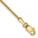 14k Yellow Gold 1.25mm Spiga Link Bracelet