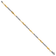 14K Two-tone Polished 7.75-inch Bracelet