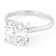 Lab-Grown Diamond Solitaire Ring In 14K White Gold 4.00ct
