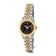 Ladies Charles Hubert IP-plated Two-tone 26mm Black Dial Watch