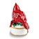 CHAS Red Cardinal on White Trinket Box