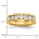 10K Yellow Gold Lab Grown Diamond, SI1/SI2, G H I, Men's Ring