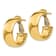 14k Yellow Gold 3/4" Small Hoop Earrings