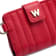 Mimi Red Credit Card Holder with Wristlet