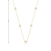 Mother-Of-Pearl Mariner Link Station Necklace In 14K Gold Over Sterling Silver