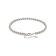Round Moissanite Rhodium Over Sterling Silver Tennis Bracelet