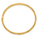 14k Yellow Gold 6.5mm Diamond-Cut and Brushed Fancy Hinged Bangle Bracelet