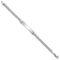 Rhodium Over 14k White Gold Flat Curb Link ID Bracelet
