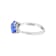 14K White Gold Round Tanzanite Ring, 1.49ctw