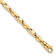 14k Yellow Gold 4mm Hand-Polished Fancy Link Bracelet