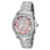 Invicta Angel 34mm Pink Dial Stainless Steel Band Quartz Watch