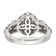 Rhodium Over Sterling Silver with 14K Accent Diamond Ring