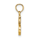 14k Yellow Gold Polished Block Letter S Initial Pendant
