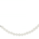 Delicate Freshwater Pearl Necklace In Sterling Silver