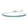 London Blue Topaz Sterling Silver Bolo Bracelet 3.41ctw