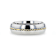 GOLDWYN Braided 14k Gold Inlay Domed Tungsten Ring 6mm