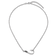 Rhodium Over Sterling Silver Polished and Antiqued 16 + 2 Inch Hook Necklace