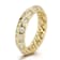 Sterling Statements 14K Yellow Gold Over Sterling Silver CZ Knife Edge
Checkered Band Ring
