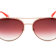 Kate Spade AVERIE Rose Gold Aviator Frame / Burgundy Lenses Sunglasses