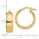 10k Yellow Gold 20mm x 2mm Polished Hoop Earrings