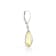 Lemon Pear Shape Quartz Sterling Silver Earrings 9ct
