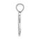 Rhodium Over 14k White Gold Polished Script Letter H Initial Pendant