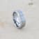 OPTIMUS Raised Center with Brush Finish Tungsten Ring 8mm