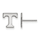 Rhodium Over Sterling Silver  LogoArt University of Tennessee Extra
Small Post Earrings