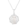 9.5-10mm White Cultured Freshwater Pearl Sterling Silver Pendant W/Chain