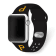 Gametime MLB Pittsburgh Pirates Black Silicone Apple Watch Band (38/40mm
M/L). Watch not included.