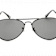 Prive Revaux Commando Mini Caviar Black Aviator Frame / Gray Lenses Sunglasses