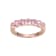 Pink Cubic Zirconia 18k Rose Gold Over Sterling Silver Ring 2.16ctw