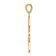 14k Yellow Gold Polished Love Heart Pendant