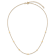 14K Yellow Gold Polished Diamond-shaped Disk Station with 2-inch
Extension Necklace