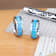 QUASAR Tungsten Wedding Band with Blue Green Opal Inlay 8mm