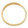 14k Yellow Gold 7.4mm Polished and Diamond-Cut Bypass Hinged Bangle