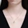 Pave CZ Circle Pendant Necklace In 14K Gold Over Brass
