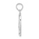 Rhodium Over 14k White Gold #1 Mom in Heart Pendant