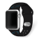 Gametime Carolina Panthers Black Silicone Band fits Apple Watch (38/40mm
M/L). Watch not included.