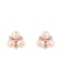 3.5-4mm pink cultured freshwater pearl rhodium over sterling silver earrings