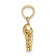 14k Yellow Gold Textured Basketball with Net Charm