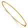 10k Yellow Gold 2mm Hinged Bangle Bracelet