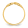 14K Yellow Gold Polished Infinity Ring