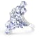 Rhodium Over Sterling Silver Mixed Shape Tanzanite and White Zircon Ring 4.12ctw