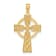 14K Yellow Gold Celtic Cross Pendant