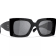 Chanel Black Frame "CC" Logo and Black Pearl Accent / Gray
Polarized Sunglasses