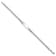 Rhodium Over 14k White Gold Soft Diamond Shape Flat Curb Link ID Bracelet
